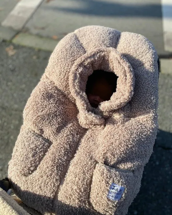 7AM - Car Seat Cocoon - Teddy