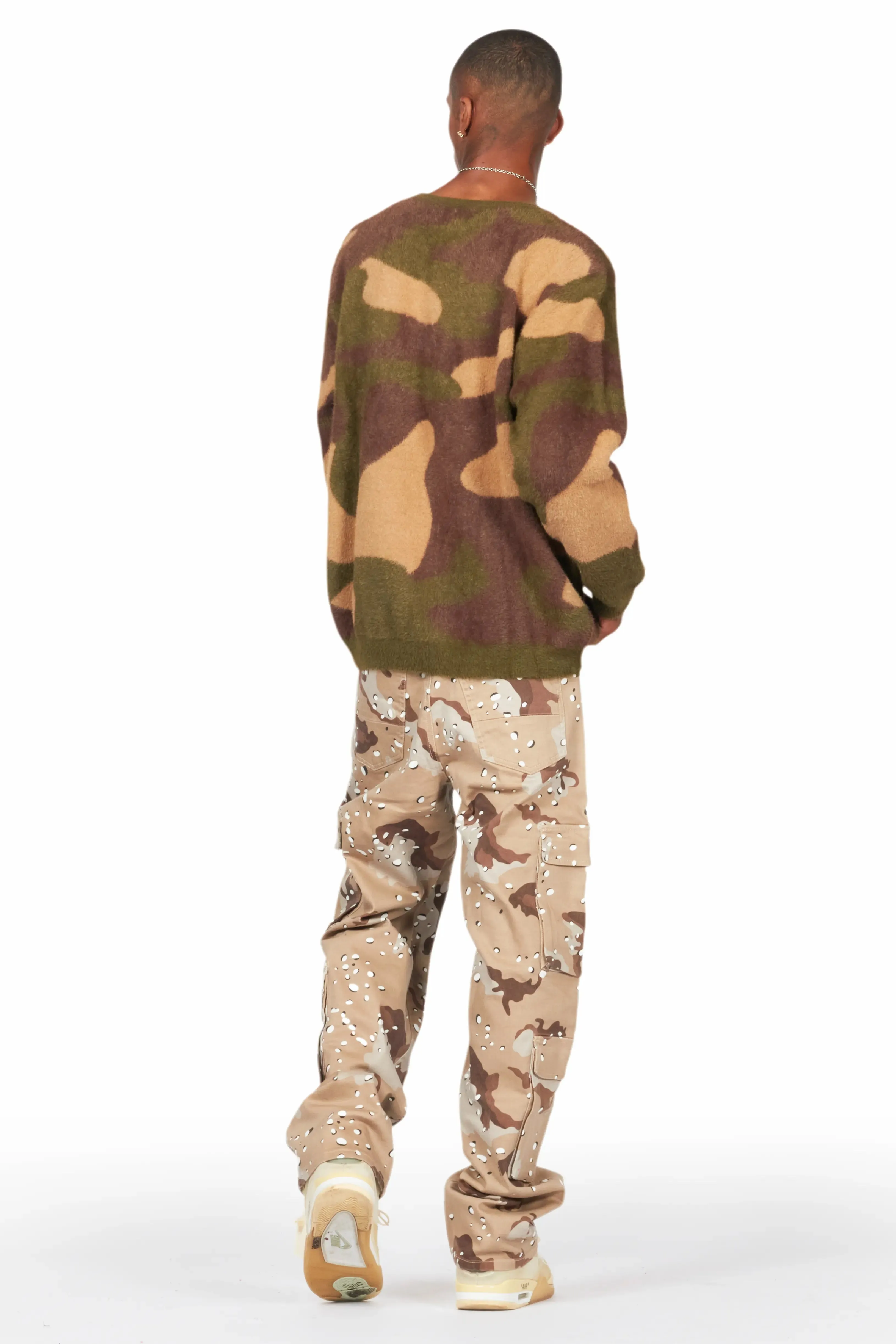 Cavell Camo Knit Sweater