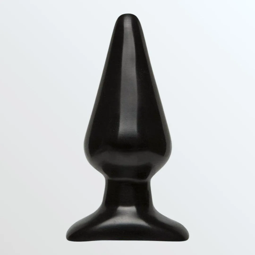 Classic Butt Plug Smooth - Large - Black