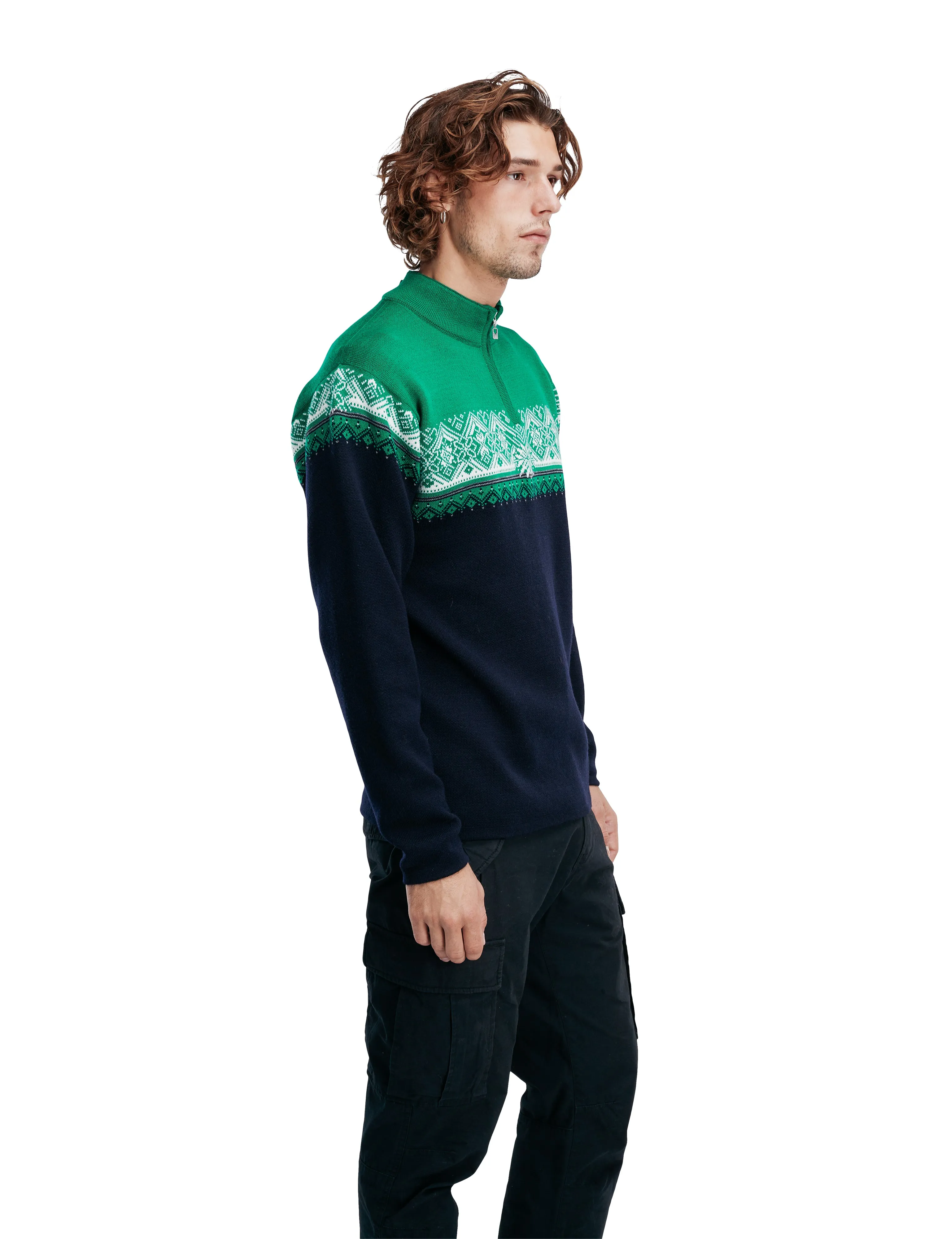 Dale Of Norway | Moritz Sweater | Men's | Navy/Bright Green