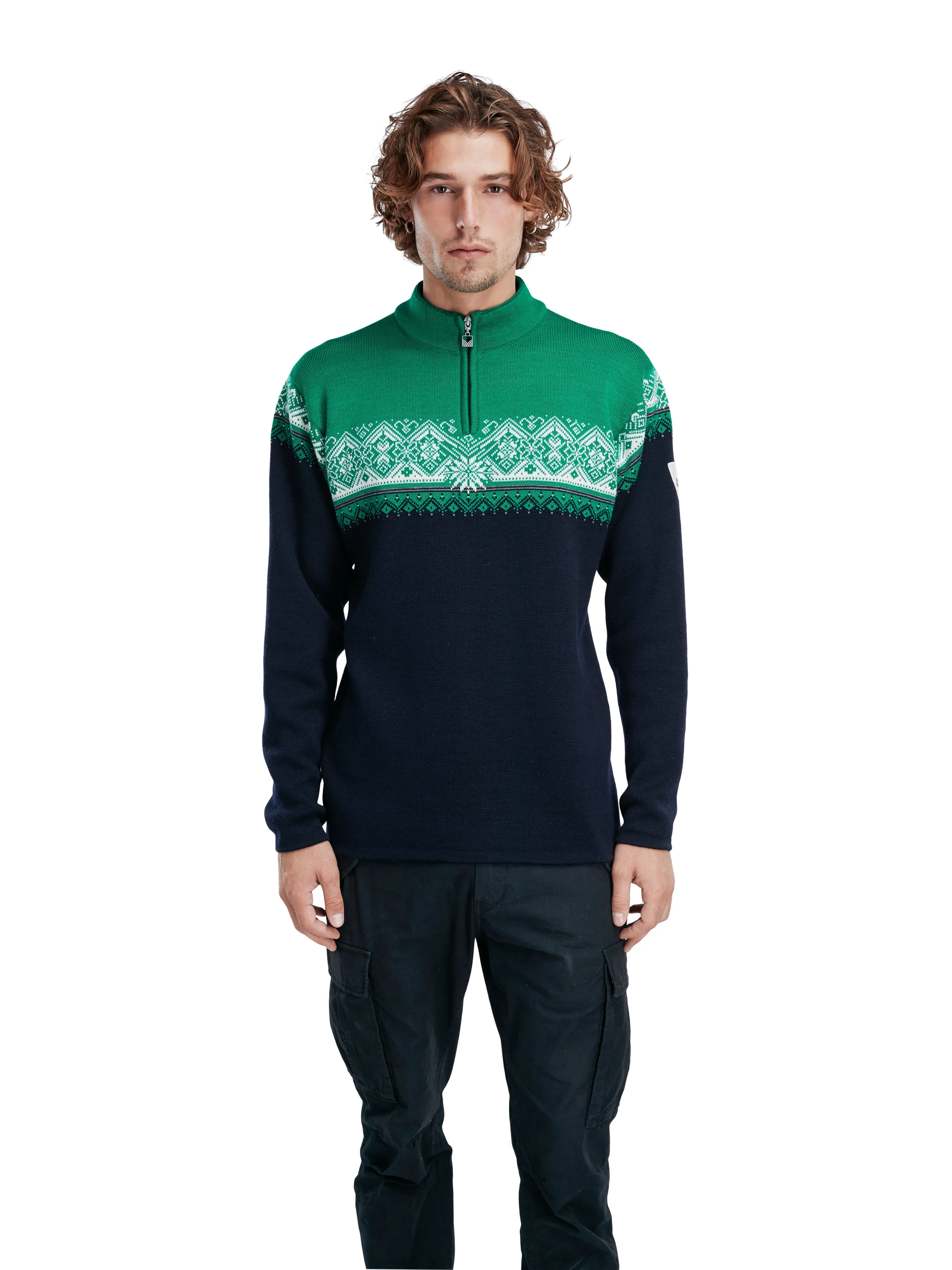 Dale Of Norway | Moritz Sweater | Men's | Navy/Bright Green