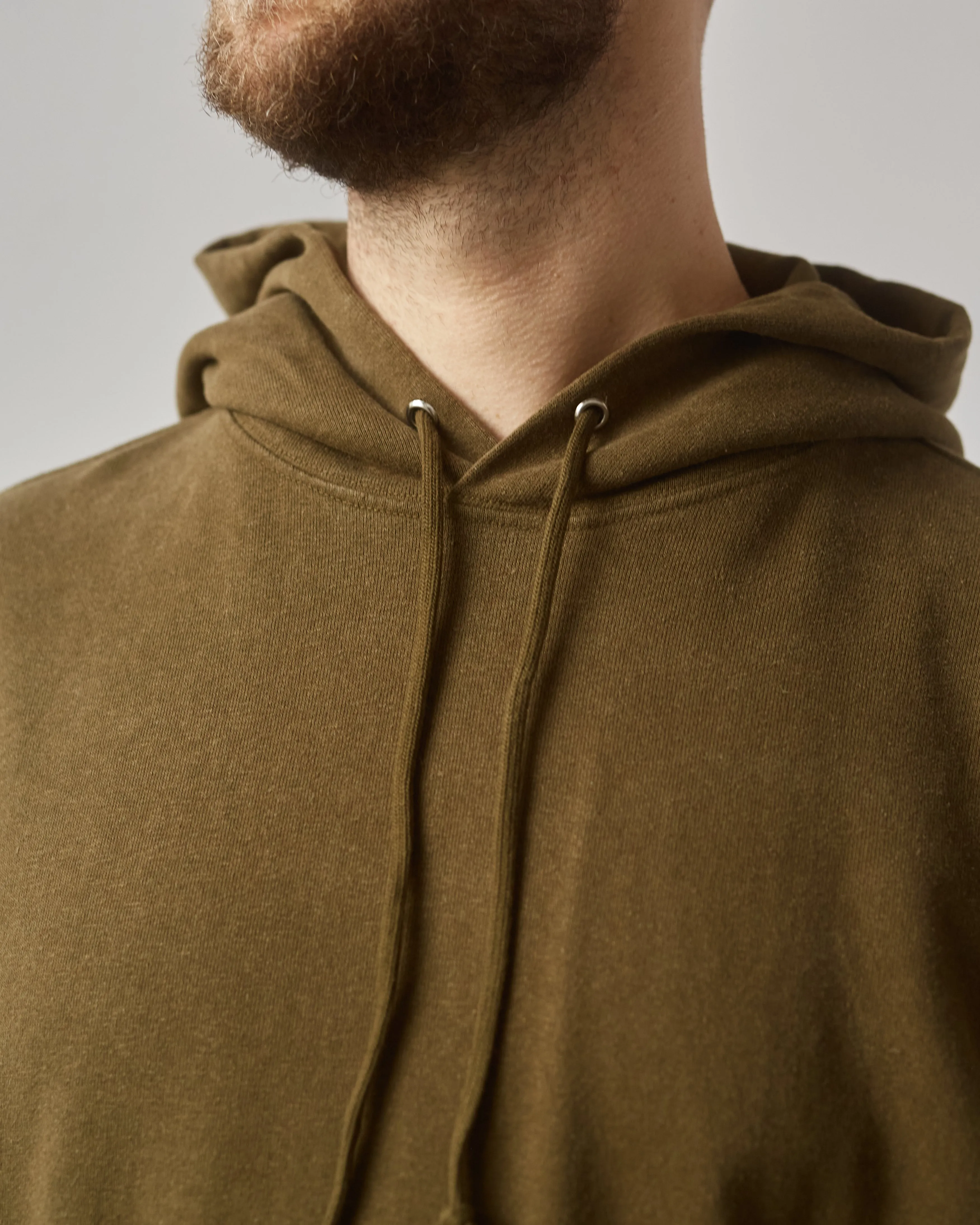 Evan Kinori Hooded Sweatshirt, Moss