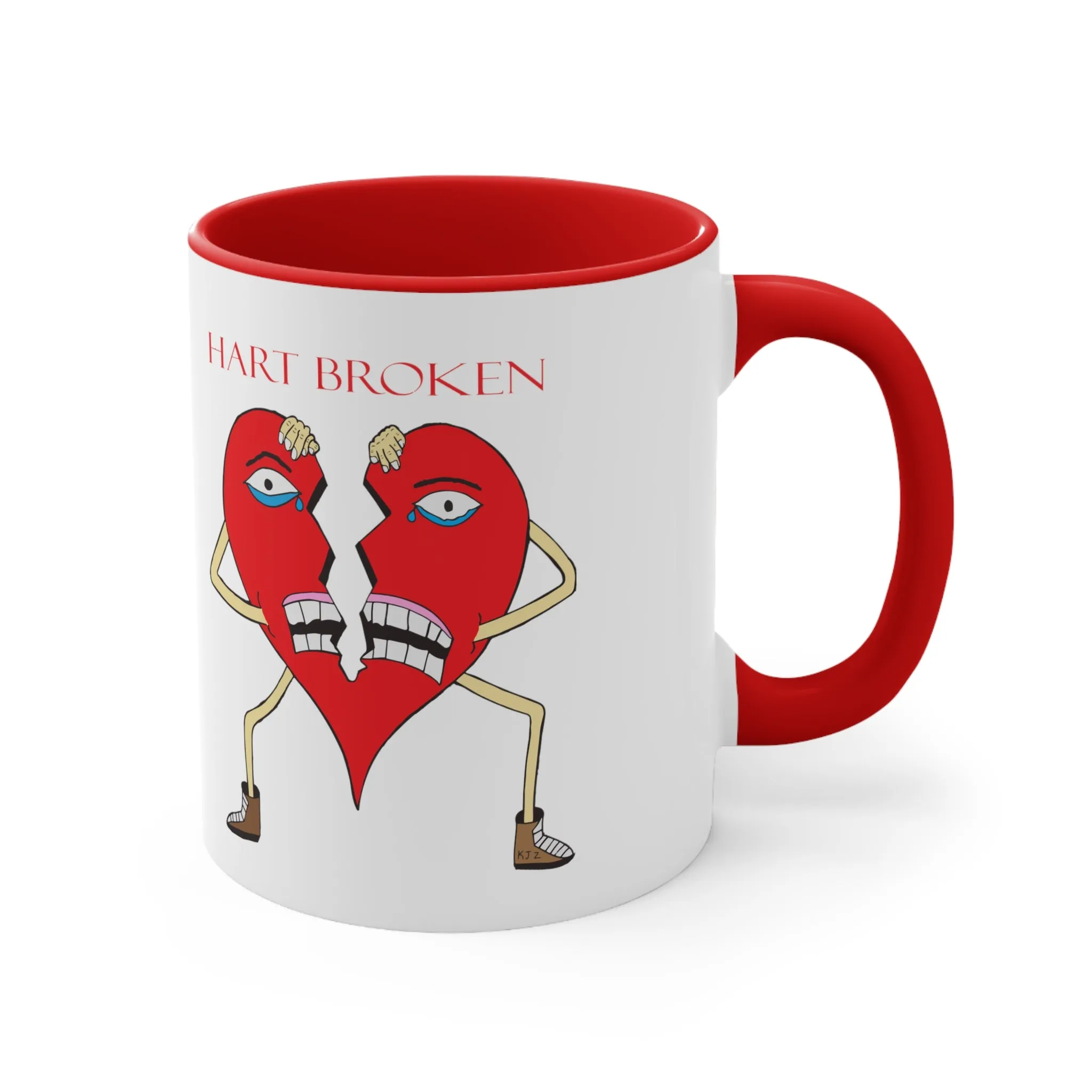 Heart Broken Coffee Mug, 11oz