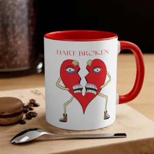 Heart Broken Coffee Mug, 11oz