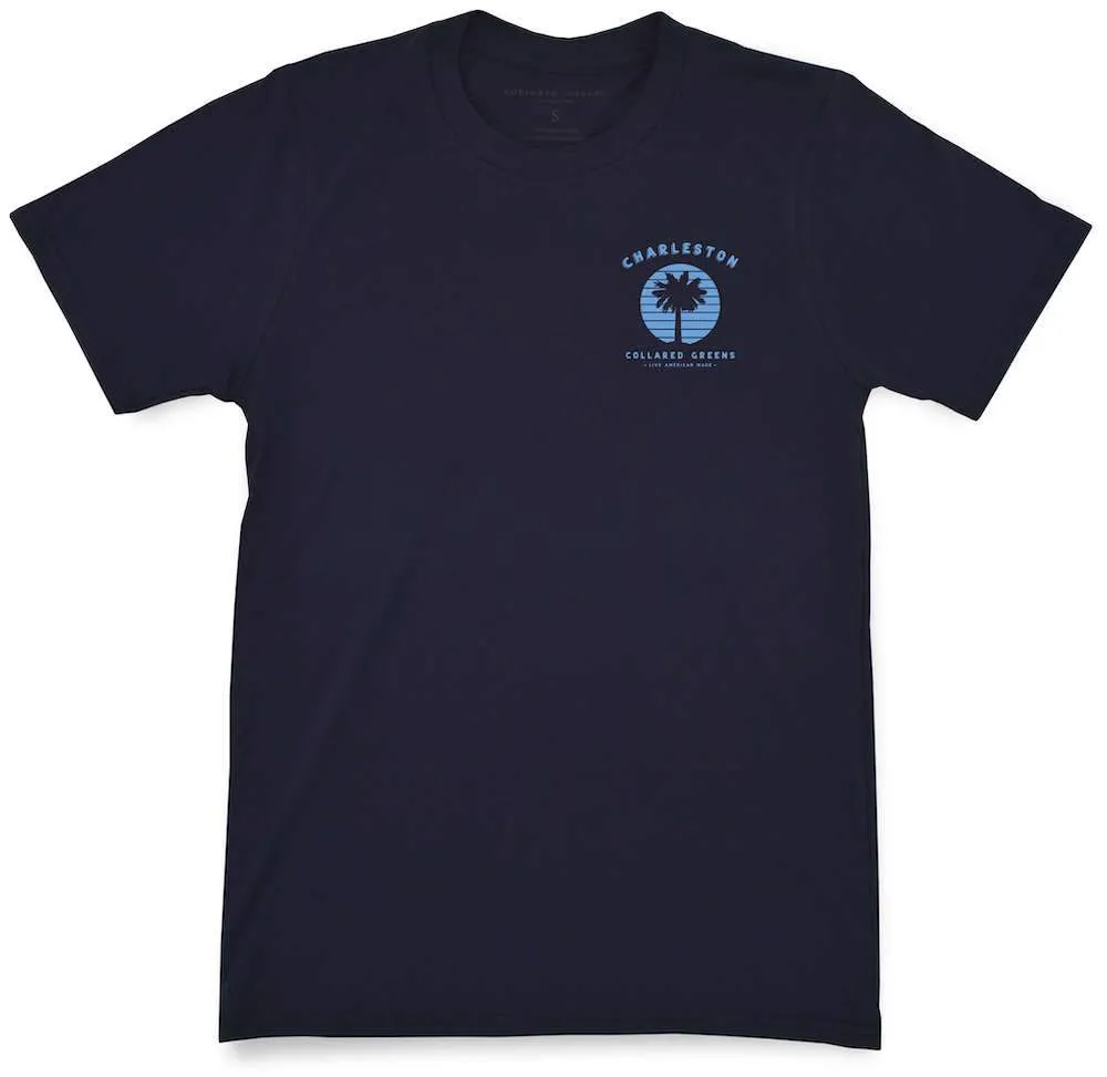 King Street Carriage: Short Sleeve T-Shirt - Navy