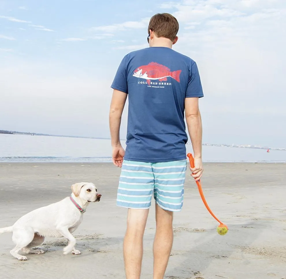 King Street Carriage: Short Sleeve T-Shirt - Navy