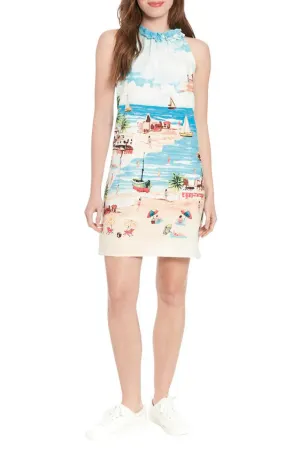 London Times A-Line Halter Dress