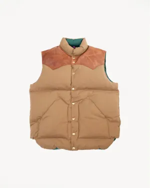 Lot 2199 - Rocky Mountain x Warehouse Dobby Twill Vest - Brown