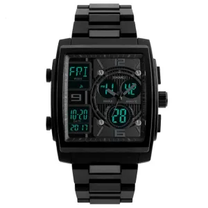 Men's Electronic Dual Display Watch