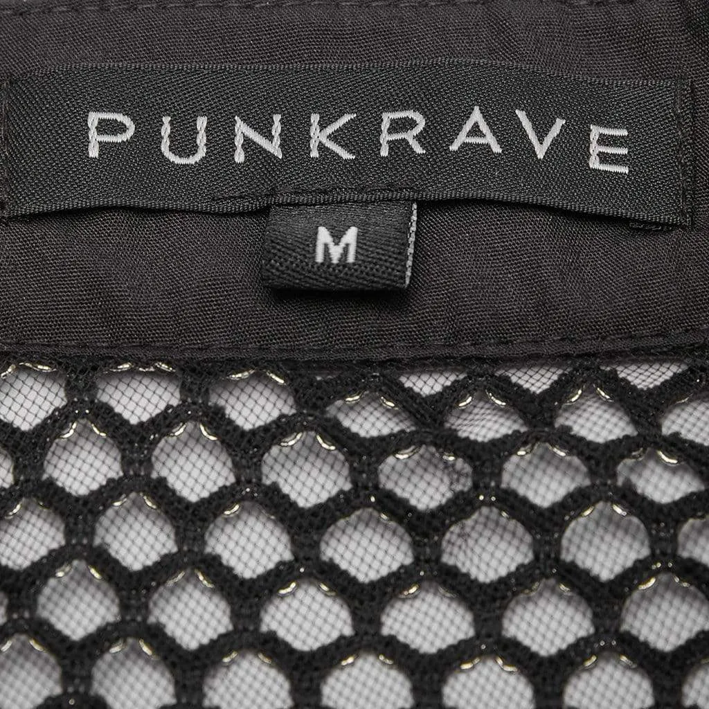 Men's Punk See-through Mesh Vests