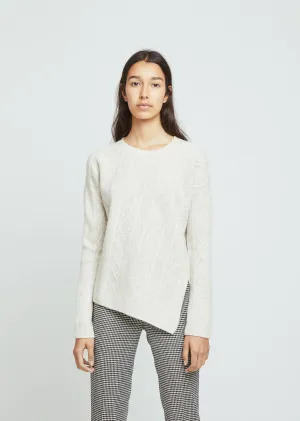 Overwashed Cable Rib Sweater