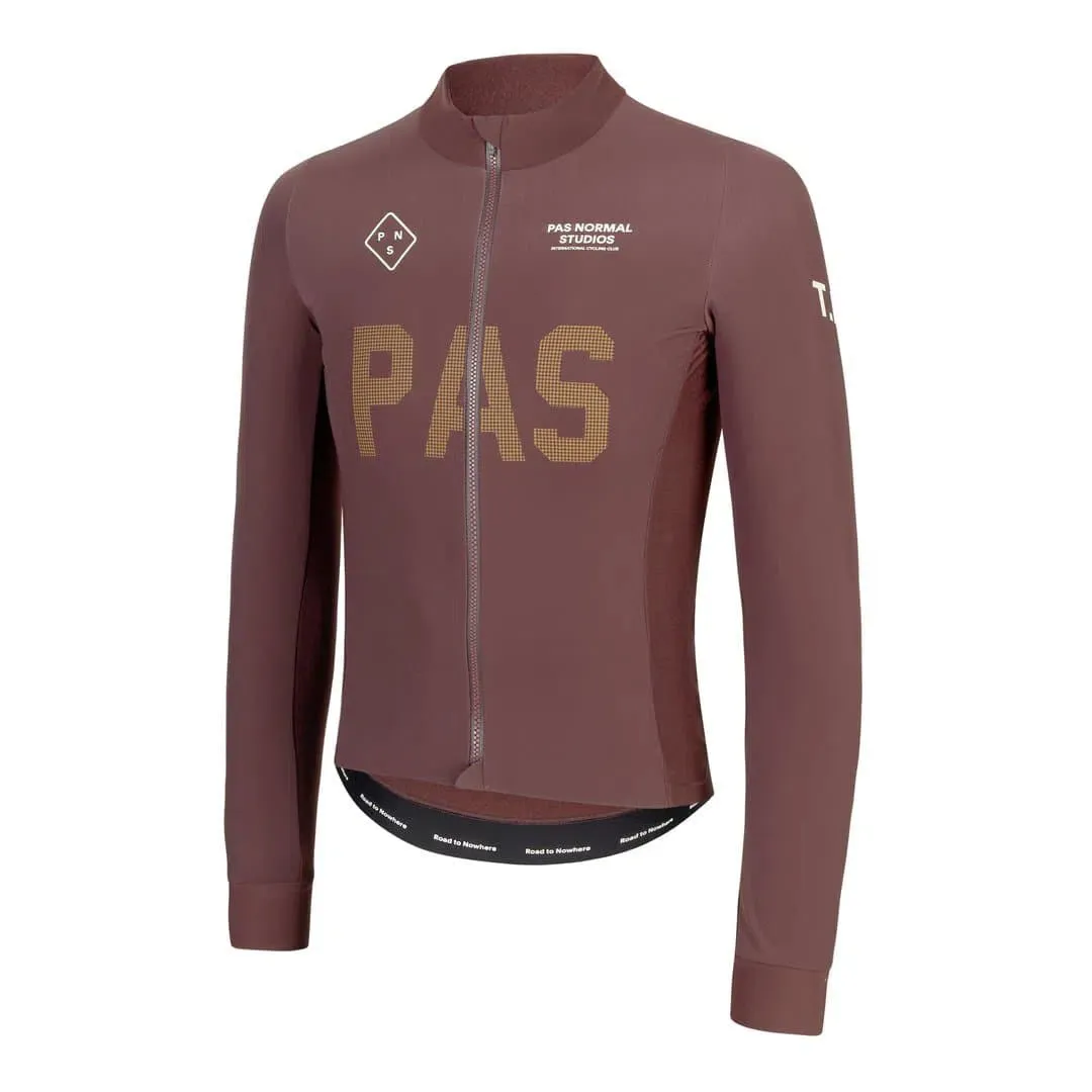 PAS NORMAL STUDIOS TKO Control Heavy Long Sleeve Jersey - Burgundy