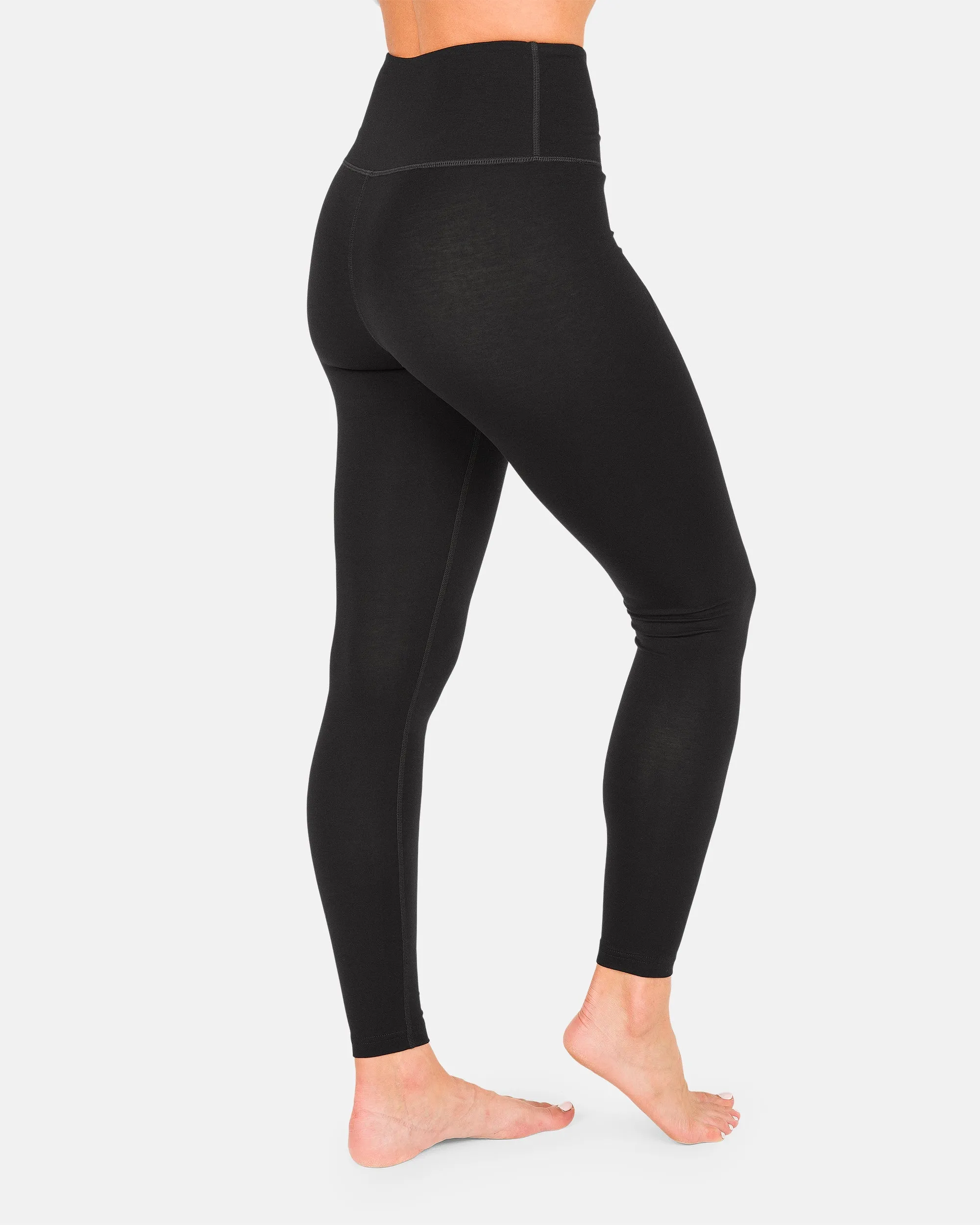 Womens Womens Merino Blend Pants - Black