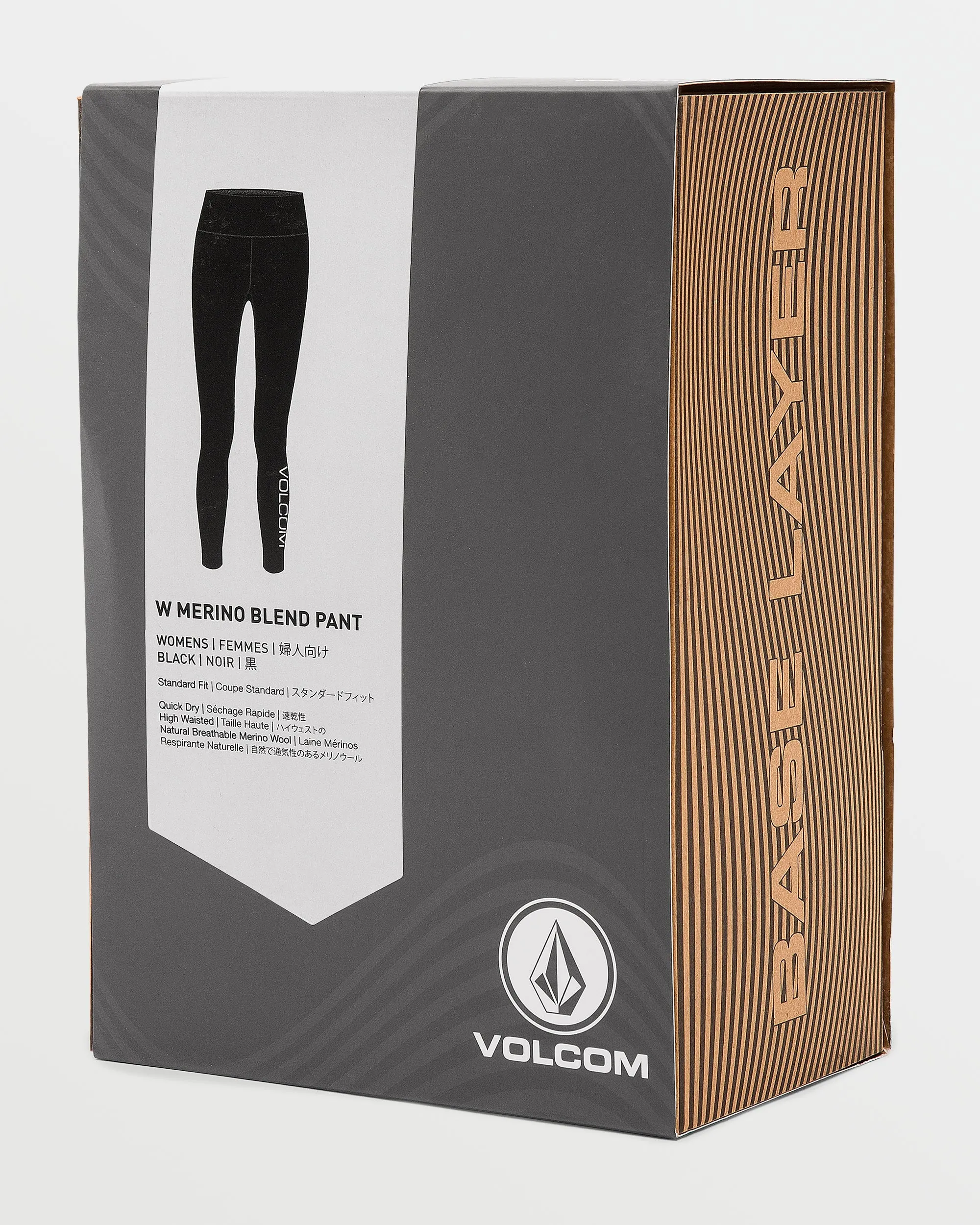 Womens Womens Merino Blend Pants - Black