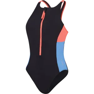 Women's Zip Colorblock One Piece